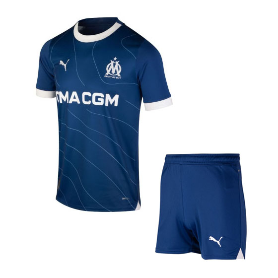 Camiseta Marsella Replica Segunda Ropa Niño 2023/24